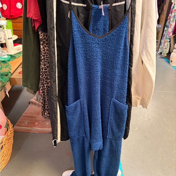 free people movement Pants - FP Movement by Free People Navy Terry Romper